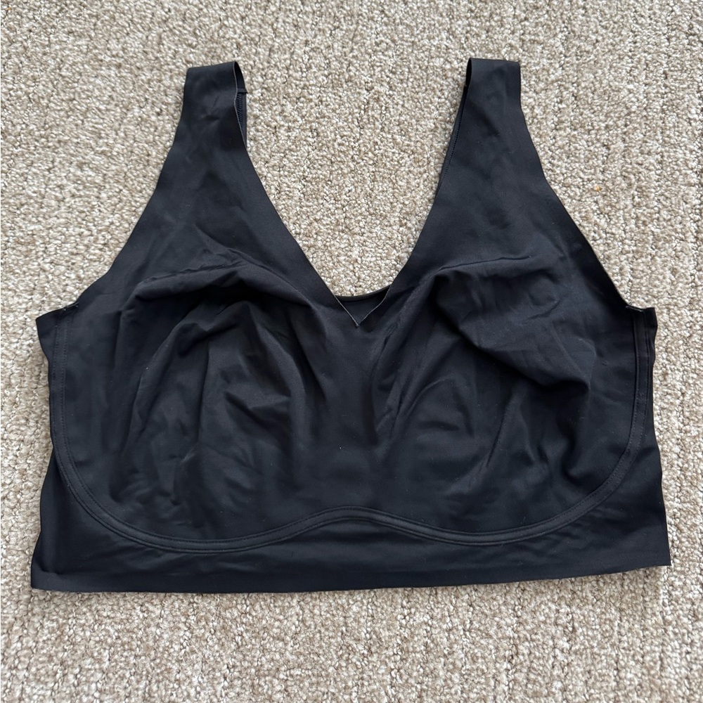 Black True and Co Wireless Bra